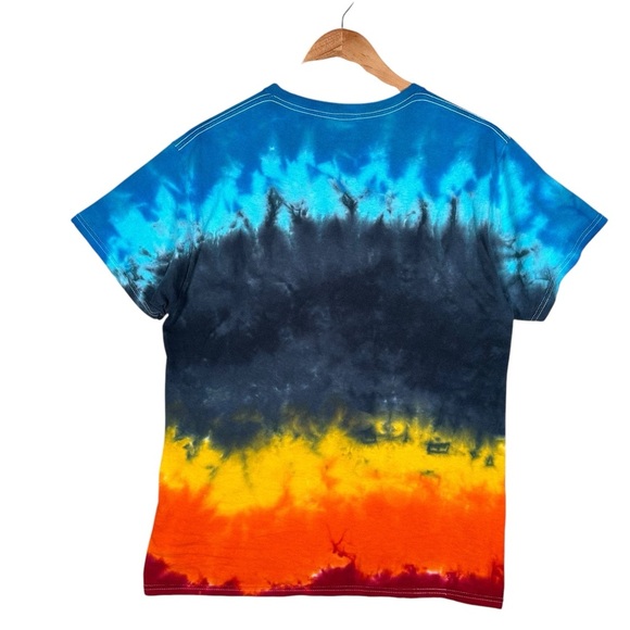 LED ZEPPELIN U.S. TOUR 1975 Tie Dye Band T-Shirt - Picture 3 of 6